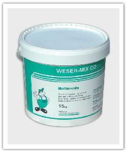 Seau de 15 kg de Mortier-colle Weser-Mix CO